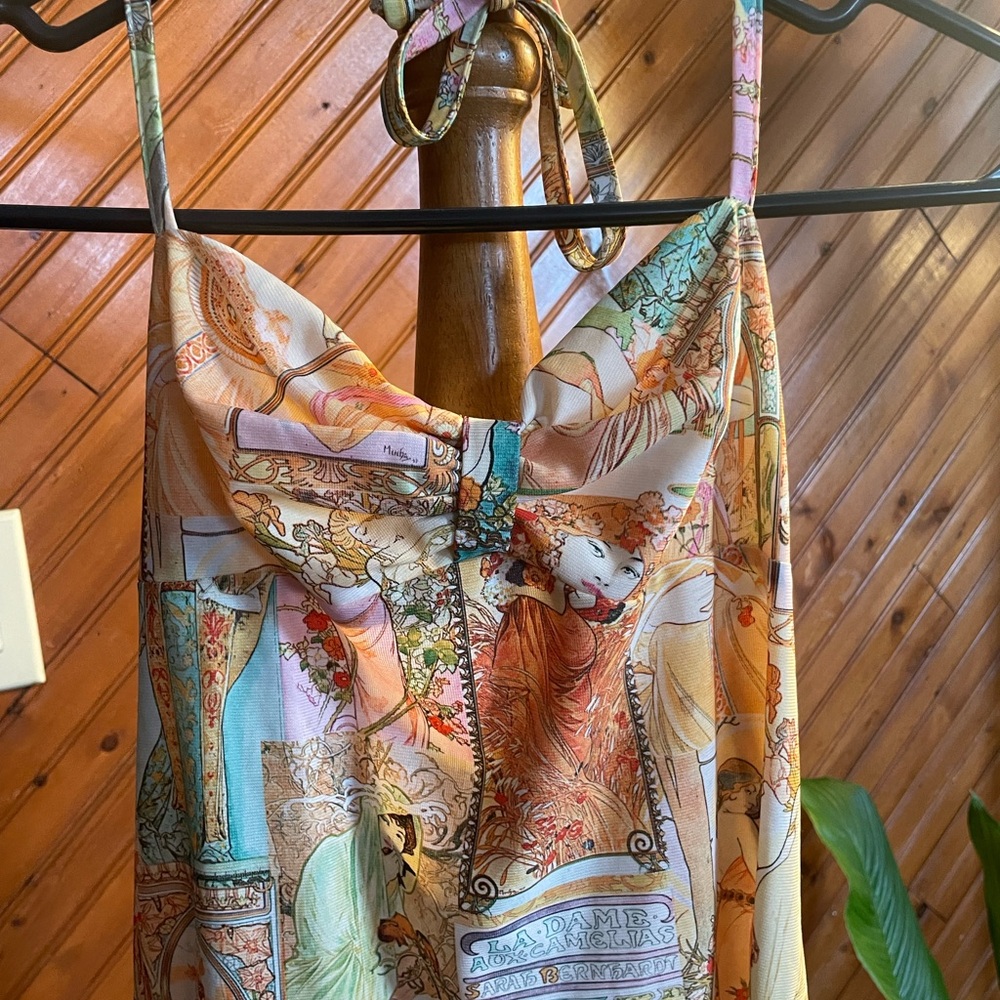 Vintage Mucha-inspired Dress
